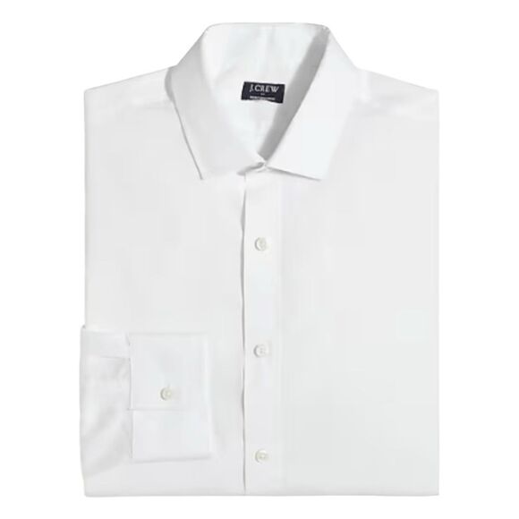 J. Crew Performance Slim Fit Dress Shirt White Button Down M - Picture 2 of 15
